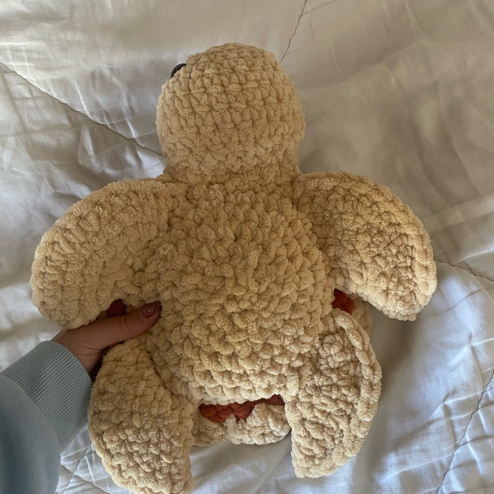 Pumpkin Pie crochet turtle - Picture 3 of 4